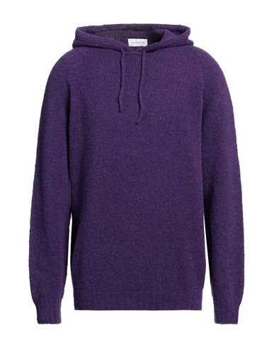 Scaglione Man Sweater Purple Size Xl Merino Wool, Recycled Cashmere, Polyamide
