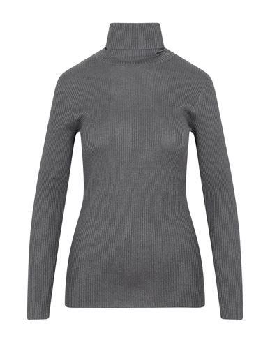 Brunello Cucinelli Turtleneck Woman Turtleneck Grey Size Xl Cashmere In Gray