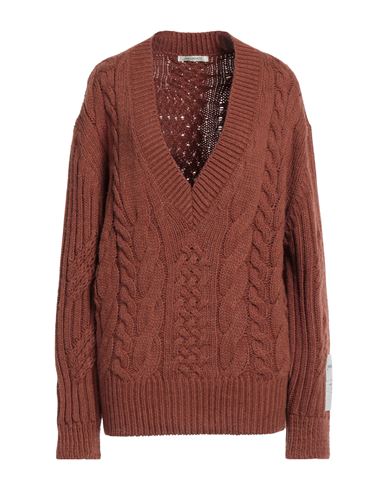 Hinnominate Woman Sweater Brown Size M Acrylic, Polyester