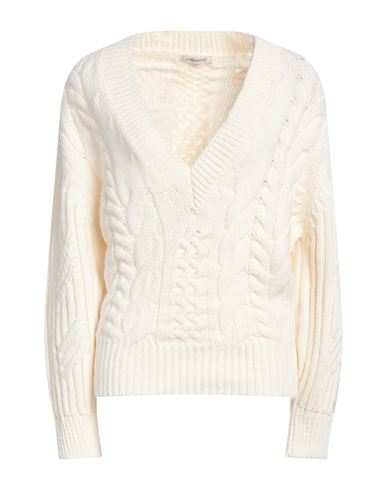 Hinnominate Woman Sweater Off White Size Xxs Acrylic, Polyester