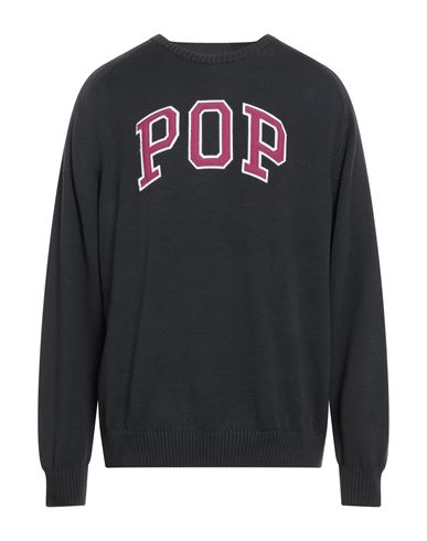 Pop Trading Company Pop Trading Company Man Sweater Charcoal Size Xl Cotton In Gray
