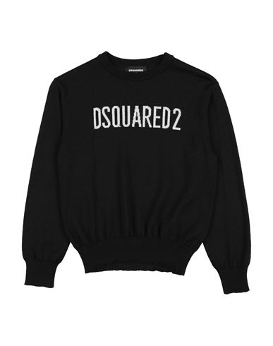 DSQUARED2 DSQUARED2 TODDLER BOY SWEATER BLACK SIZE 6 ACRYLIC, WOOL 