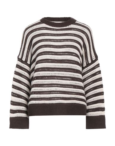 Vicolo Woman Sweater Ivory Size Onesize Acrylic, Wool, Viscose, Elastane In Black