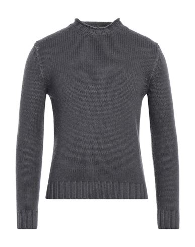 H953 Man Turtleneck Grey Size 44 Merino Wool In Grey