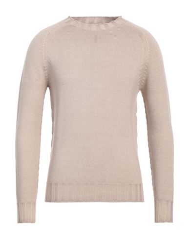 Shop H953 Man Sweater Beige Size 38 Merino Wool