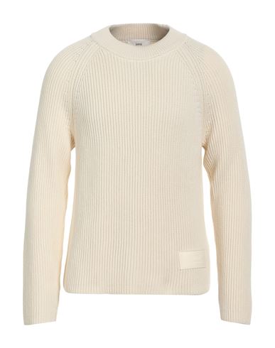 Ami Alexandre Mattiussi Man Sweater Ivory Size M Cotton, Wool In Neutral