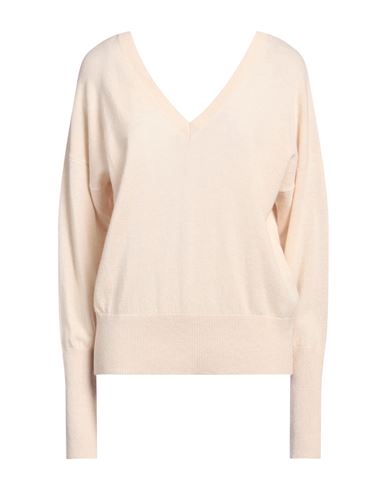 Federica Tosi Woman Sweater Beige Size 6 Wool, Cashmere, Elastane In Neutral