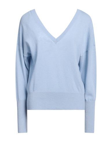 Federica Tosi Woman Sweater Sky Blue Size 4 Wool, Cashmere, Elastane