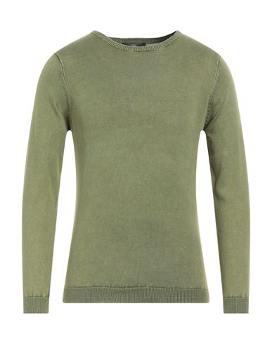 Aquascutum Man Sweater Military Green Size M Cotton