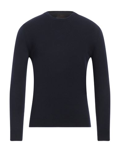 Altea Man Sweater Midnight Blue Size Xs Virgin Wool In Black