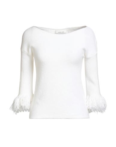 Liviana Conti Woman Sweater White Size L Virgin Wool, Polyamide, Cashmere, Elastane
