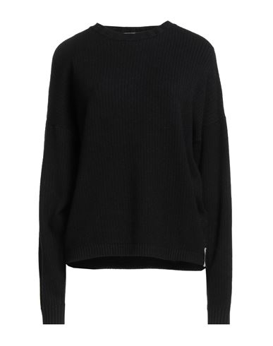 Hinnominate Woman Sweater Black Size M Viscose, Polyester, Polyamide In Black