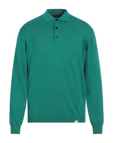 Liu •jo Man Man Sweater Emerald Green Size Xl Cotton