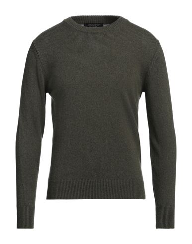 Aragona Man Sweater Military Green Size 44 Cashmere