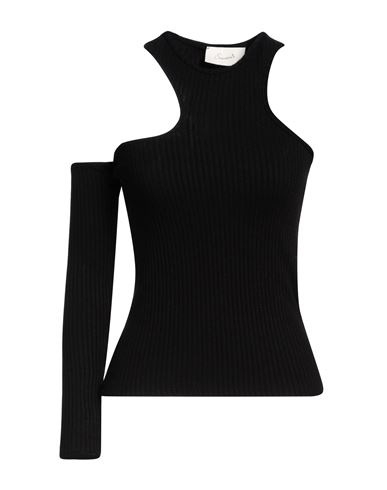 Souvenir Woman Sweater Black Size M Viscose, Polyester, Nylon