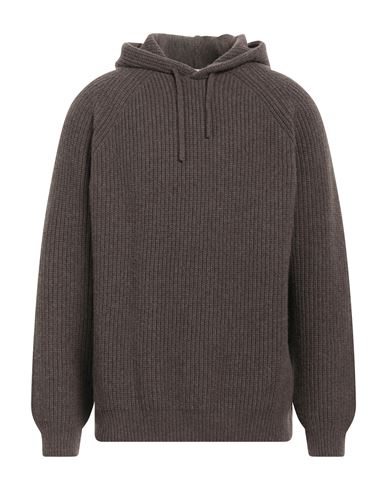 Shop Simon Gray. Man Sweater Dark Brown Size Xxl Cashmere
