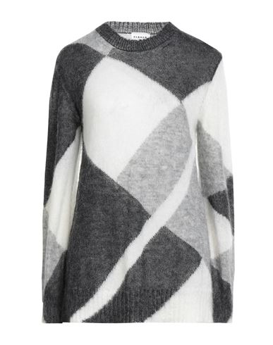 P.A.R.O.S.H P. A.R. O.S. H. WOMAN SWEATER GREY SIZE M MOHAIR WOOL, POLYAMIDE, WOOL 