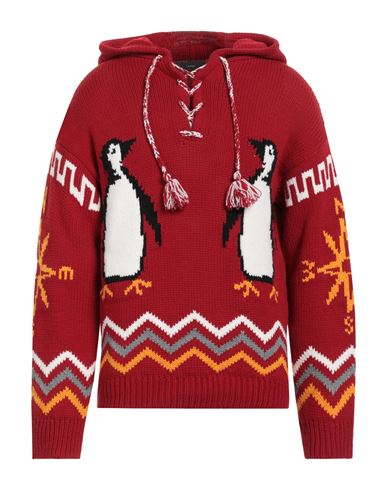 Alanui Man Sweater Red Size M Virgin Wool