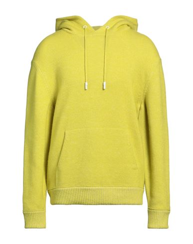 Shop Zegna Man Sweater Acid Green Size 46 Cashmere, Cotton, Linen