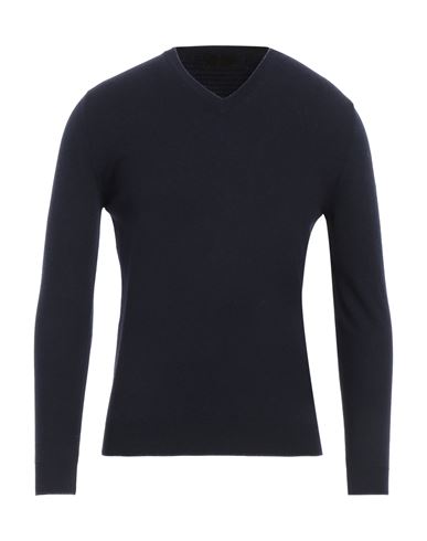 Altea Man Sweater Midnight Blue Size S Virgin Wool In Black