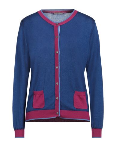 In Bed With You Woman Cardigan Blue Size L Merino Wool