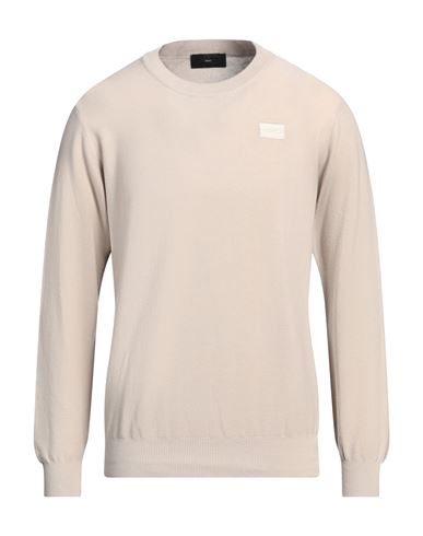 Shop Liu •jo Man Man Sweater Beige Size Xxl Cotton