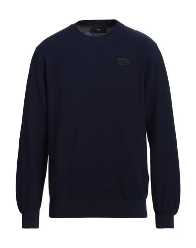 Shop Liu •jo Man Man Sweater Navy Blue Size L Cotton