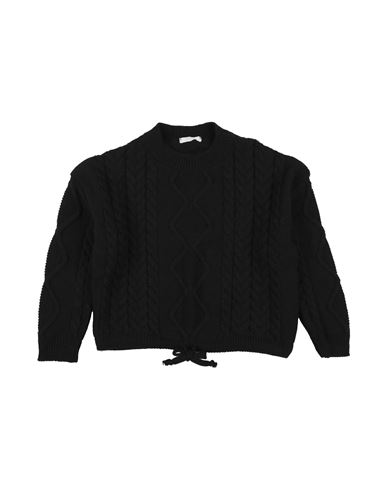 L:ú L:ú By Miss Grant Toddler Girl Sweater Black Size 6 Polyacrylic In Black