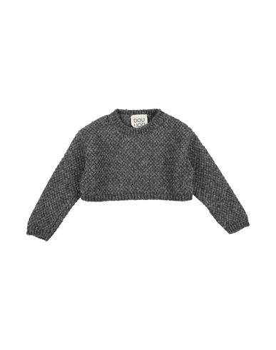Douuod Toddler Girl Sweater Grey Size 4 Wool, Polyamide, Alpaca Wool In Grey