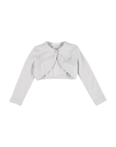 Monnalisa Logo-embellished Cropped Sweater In Gray