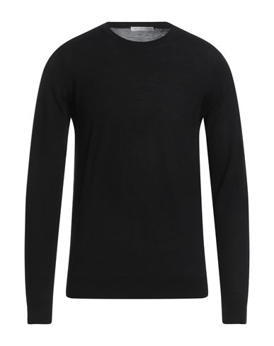 Grey Daniele Alessandrini Man Sweater Black Size 40 Wool