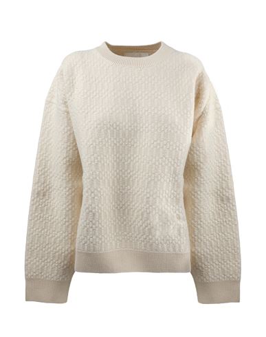 Jil Sander Pullover Woman Sweater Beige Size 8 Wool