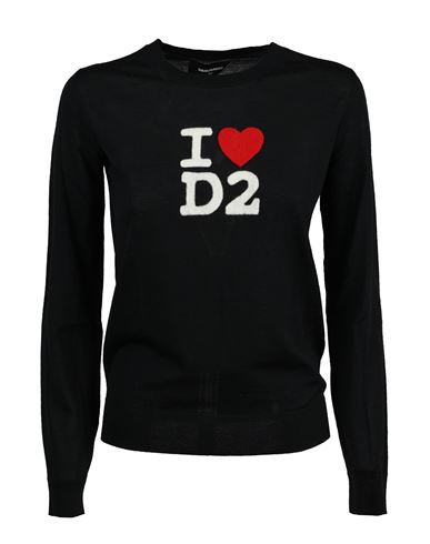 Dsquared2 Pullover Woman Sweater Black Size Xs Wool