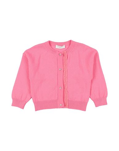 Monnalisa Toddler Girl Cardigan Pink Size 7 Wool In Pink