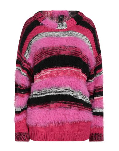 Pinko Woman Sweater Fuchsia Size S Acrylic, Wool, Alpaca Wool, Polyamide In Pink