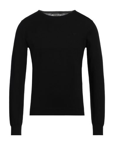 Fred Mello Man Sweater Black Size Xxl Cotton, Wool