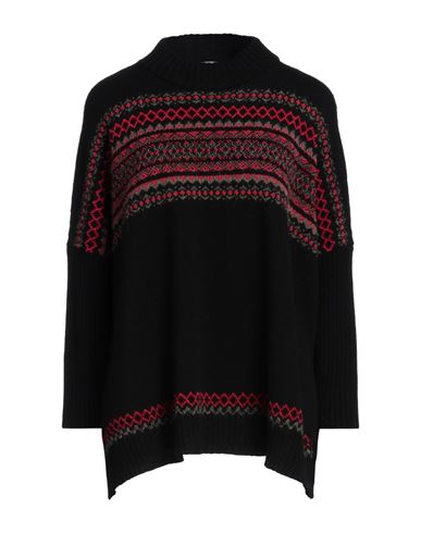 Momoní Woman Sweater Black Size S Wool, Cashmere, Alpaca Wool, Viscose