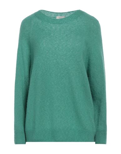 Agnona Woman Sweater Emerald Green Size S Cashmere, Silk