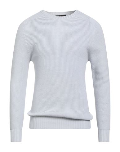 Gran Sasso Man Sweater Light Grey Size 50 Virgin Wool In Gray