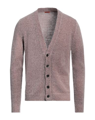 Barena Venezia Barena Man Cardigan Dove Grey Size Xl Merino Wool In Pink