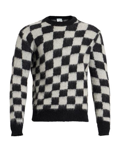 Pt Torino Man Sweater Black Size 40 Mohair Wool, Polyester, Wool In Black