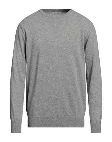 N.o.w. Andrea Rosati Cashmere N. O.w. Andrea Rosati Cashmere Man Sweater Light Grey Size Xl Cashmere In Gray