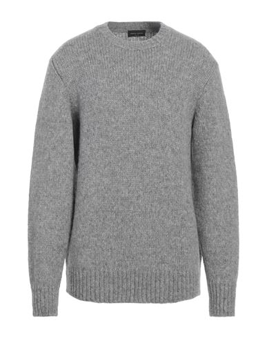 Roberto Collina Man Sweater Light Grey Size 44 Cotton, Nylon, Alpaca Wool, Wool In Grey