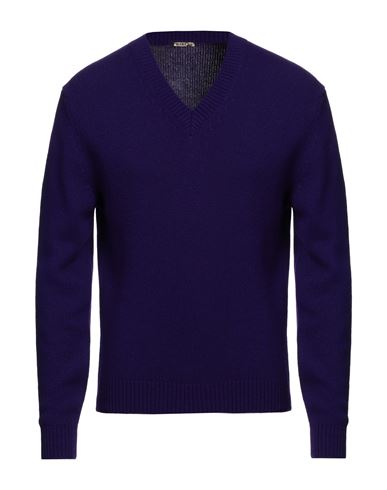 BARENA VENEZIA BARENA MAN SWEATER PURPLE SIZE M WOOL, POLYAMIDE 
