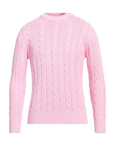 +39 Masq Man Sweater Pink Size 46 Cotton