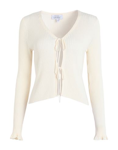 Other Stories &  Woman Cardigan Ivory Size M Cotton In White
