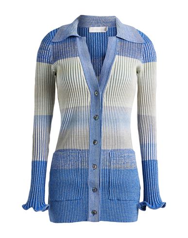 Simkhai Woman Cardigan Blue Size Xs Cotton, Rayon, Nylon, Elastane In Multi