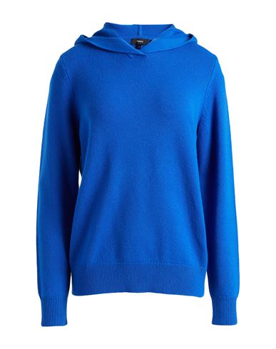 Theory Woman Sweater Bright Blue Size M Wool, Cashmere