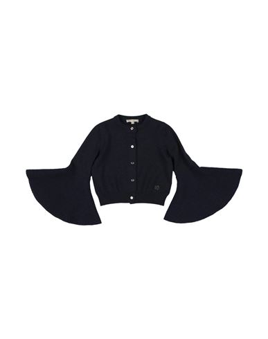 Elie Saab Toddler Girl Cardigan Midnight Blue Size 6 Cashmere, Viscose, Polyester In Blue