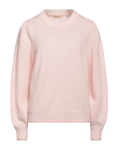Momoní Woman Sweater Light Pink Size L Merino Wool, Wool
